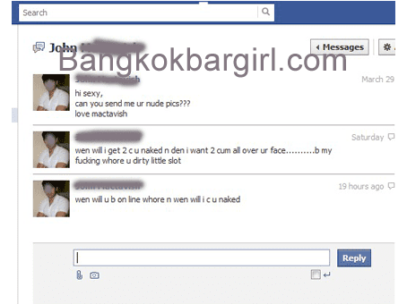 Indian Man Rude to Thai Girl On Facebook